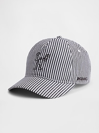 Image number 2 showing, Jean-Michel Basquiat Stripe Baseball Hat