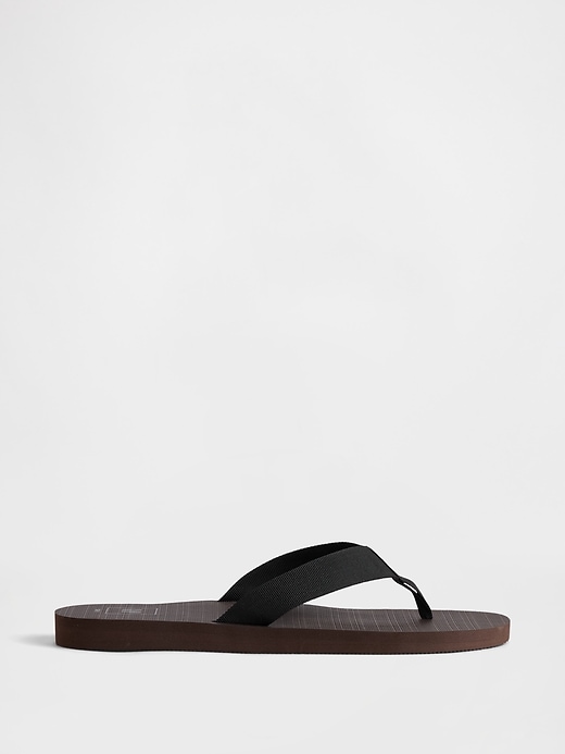 Image number 1 showing, Canvas Flip Flops