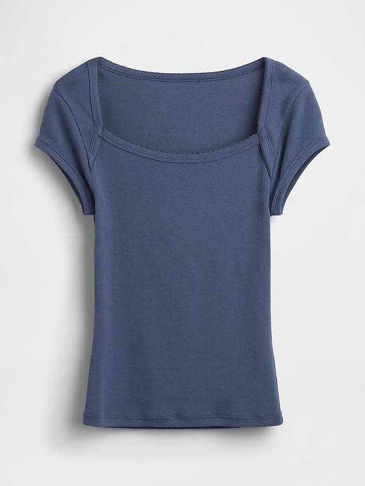 Image number 5 showing, Modern Square-Neck Crop T-Shirt
