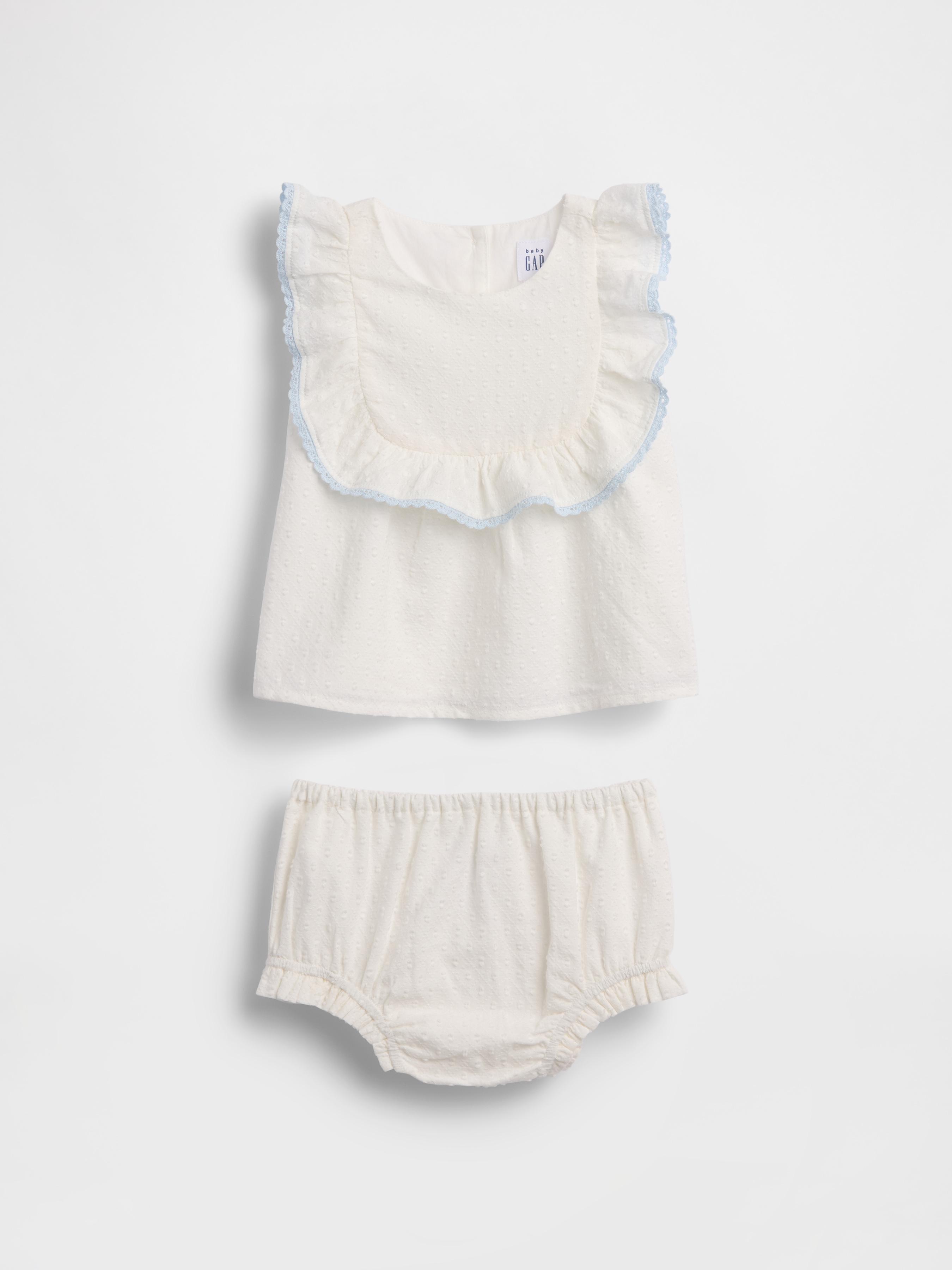 Baby Eyelet Ruffle Outfit Set