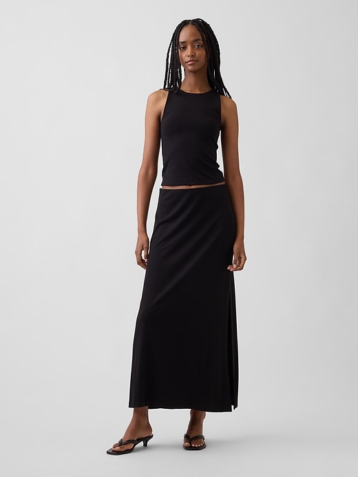 Image number 1 showing, Jersey Maxi Skirt