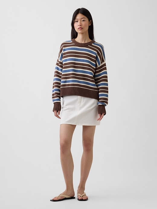 Image number 2 showing, 100% Cotton Oversized Sweater