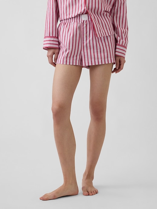 Image number 2 showing, Poplin PJ Boxer Shorts