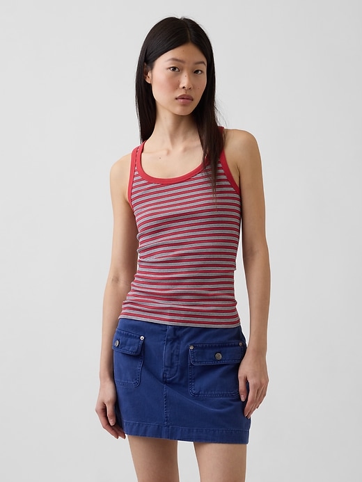 Image number 1 showing, Rib Scoop Tank Top