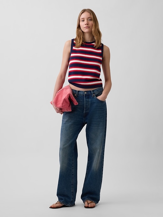 Image number 2 showing, 100% Cotton Sweater Vest