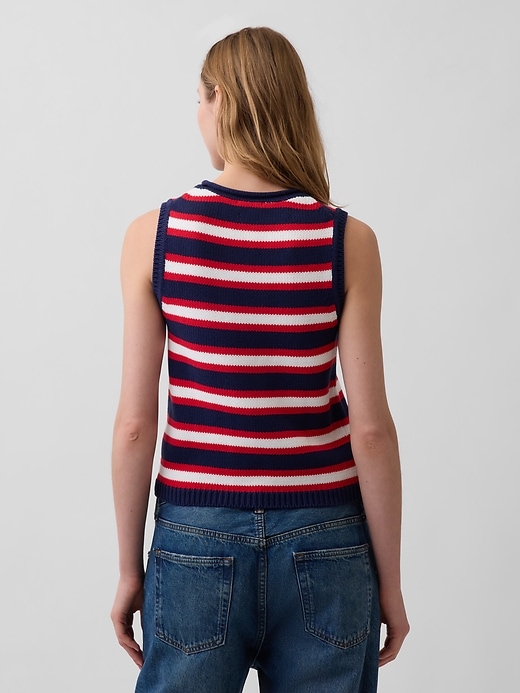 Image number 3 showing, 100% Cotton Sweater Vest