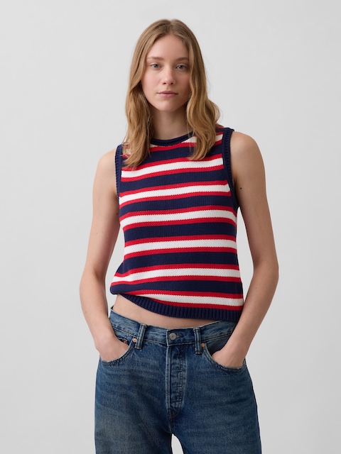 100% Cotton Sweater Vest