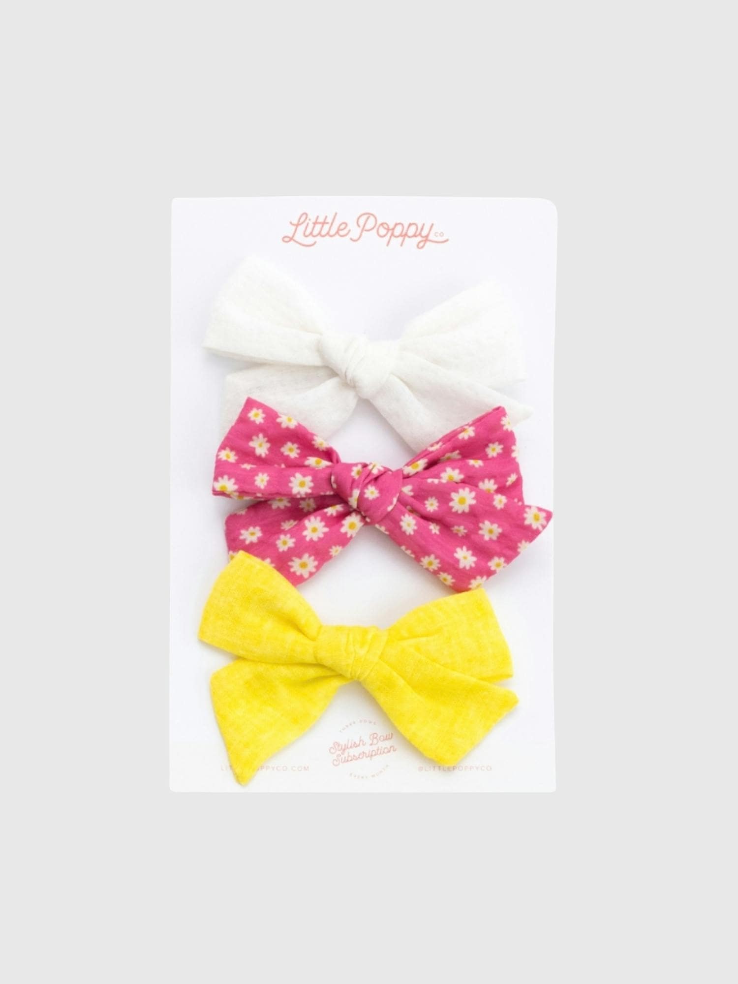 The Rebecca Bow Clip Set