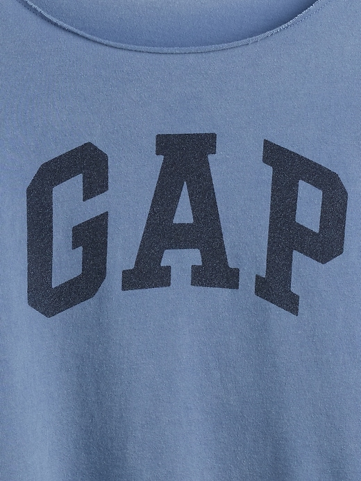 Image number 4 showing, Kids Oversized Wide-Neck T-Shirt