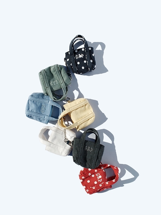 Image number 4 showing, Logo Tote Keychain Charm