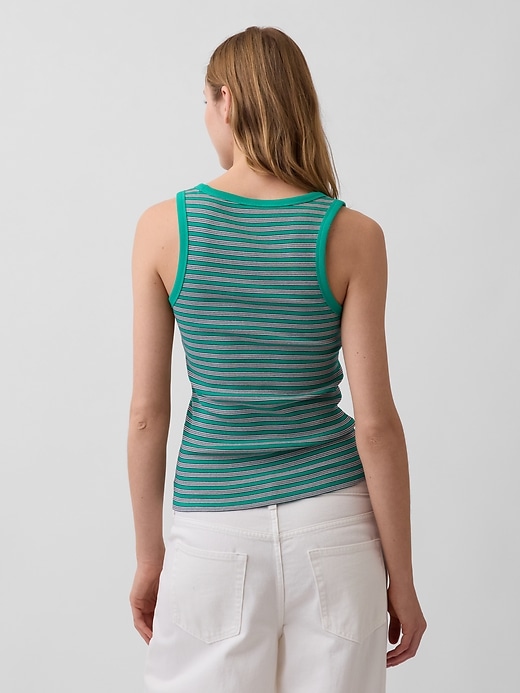 Image number 3 showing, Rib Scoop Tank Top