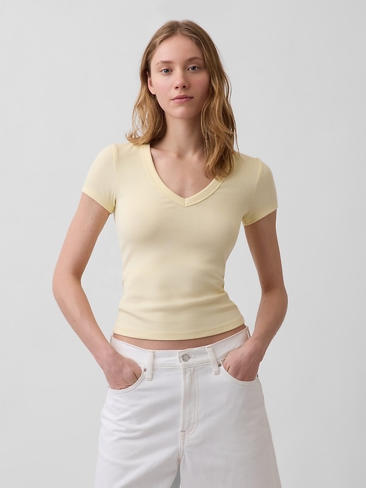 Image number 1 showing, Modern V-Neck T-Shirt