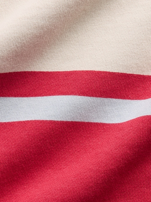 Image number 4 showing, French Terry Oversized Polo Sweatshirt