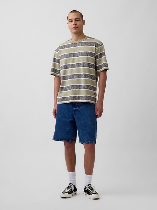 Image number 2 showing, Keith Haring Oversized Stripe T-Shirt