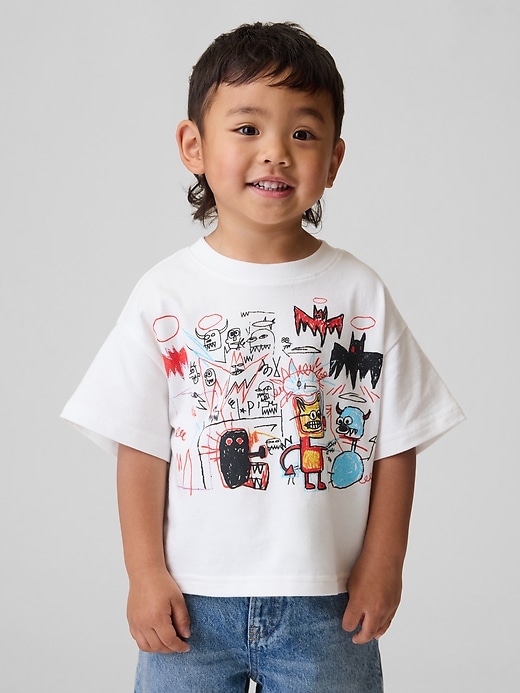 Image number 1 showing, Jean-Michel Basquiat Toddler Graphic T-Shirt
