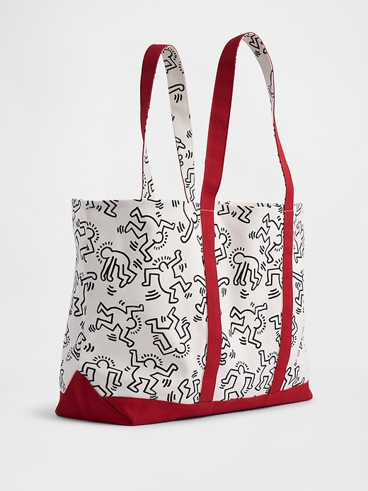Image number 3 showing, Keith Haring Canvas Tote Bag