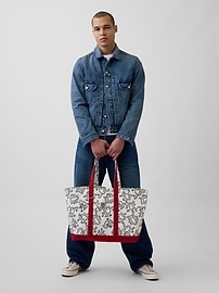 Image number 2 showing, Keith Haring Canvas Tote Bag