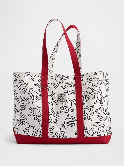 Image number 1 showing, Keith Haring Canvas Tote Bag