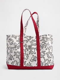Image number 1 showing, Keith Haring Canvas Tote Bag
