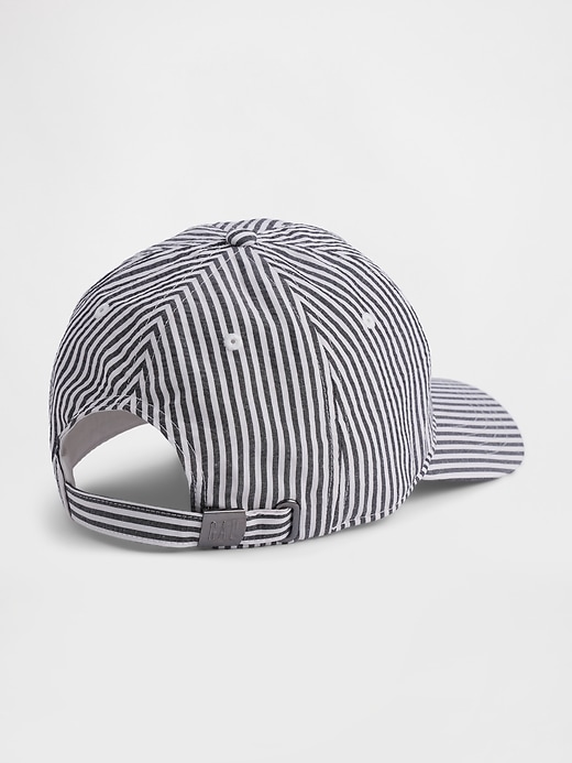 Image number 3 showing, Jean-Michel Basquiat Stripe Baseball Hat