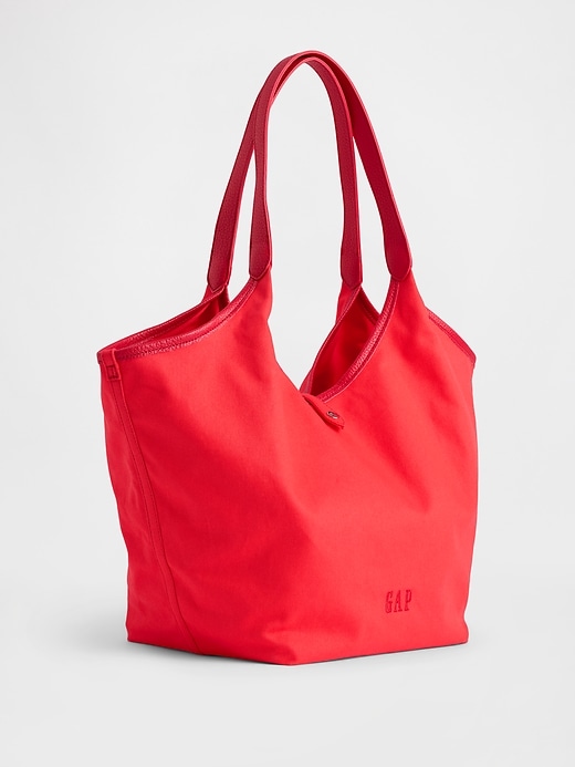 Image number 3 showing, Canvas Slouchy Tote Bag