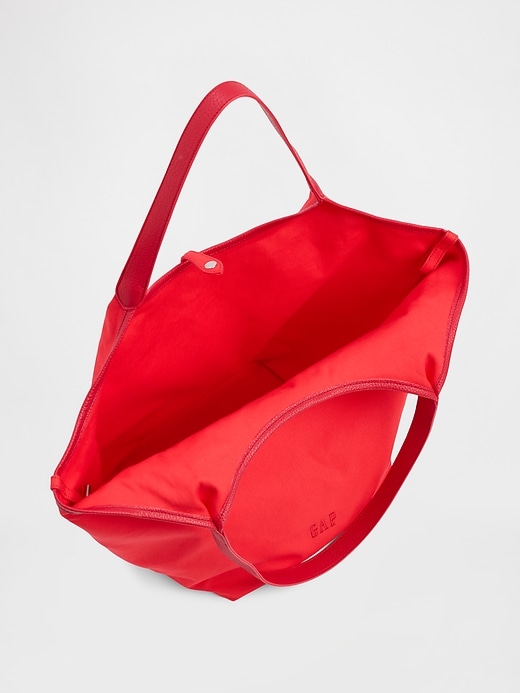 Image number 4 showing, Canvas Slouchy Tote Bag