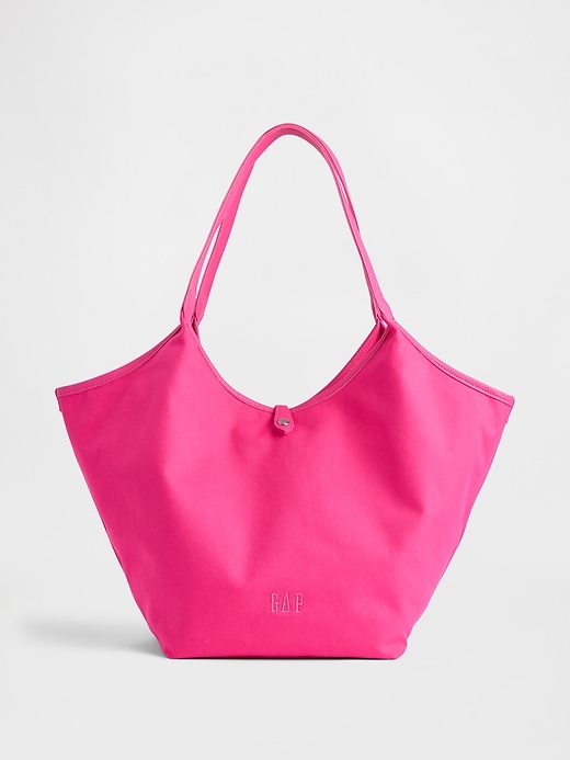 Image number 1 showing, Canvas Slouchy Tote Bag