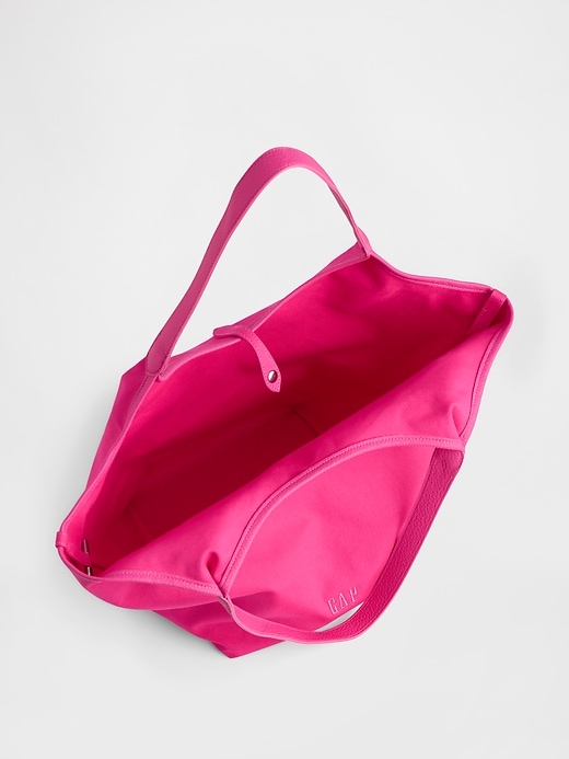 Image number 4 showing, Canvas Slouchy Tote Bag