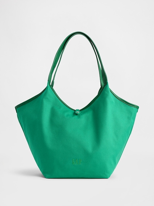 Image number 1 showing, Canvas Slouchy Tote Bag