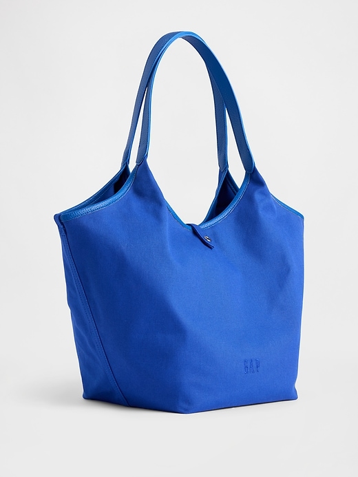 Image number 3 showing, Canvas Slouchy Tote Bag