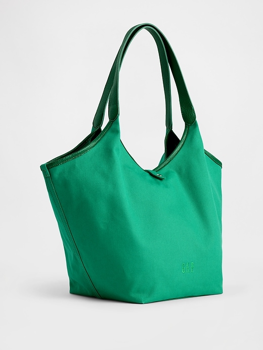 Image number 3 showing, Canvas Slouchy Tote Bag