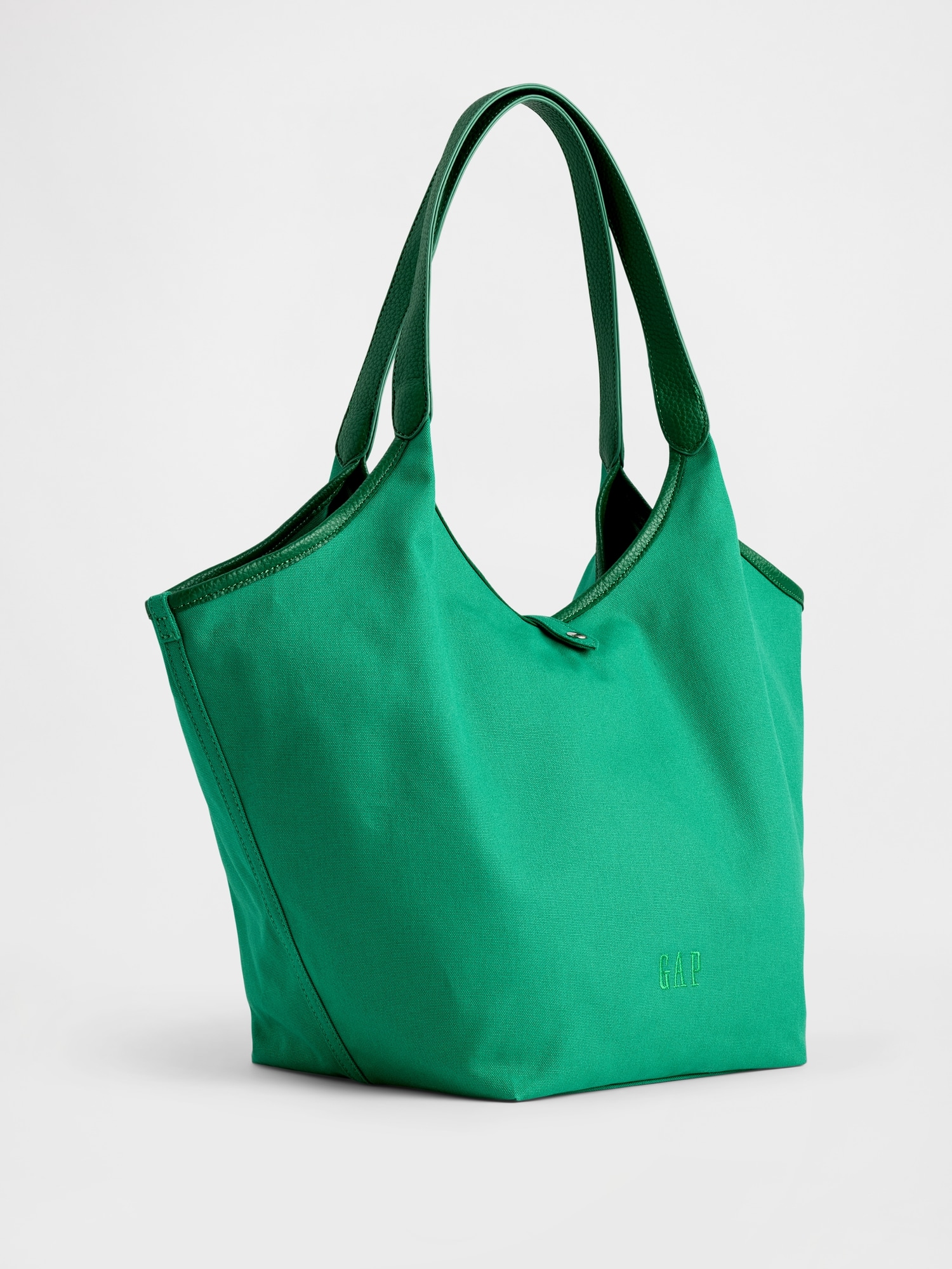 Canvas Slouchy Tote Bag - Thumbnail 2