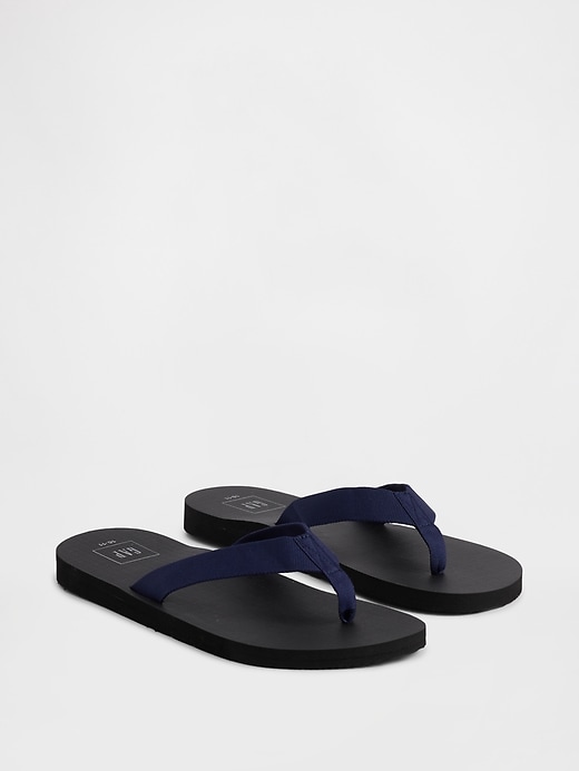 Image number 2 showing, Canvas Flip Flops