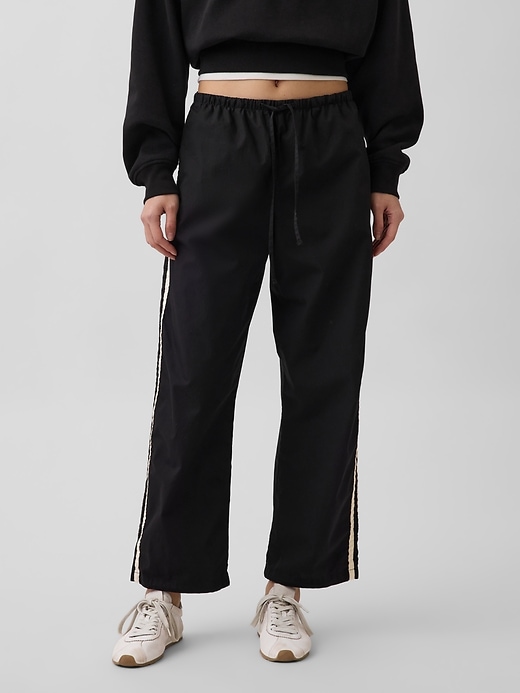Image number 2 showing, Organic Cotton Poplin Relaxed Easy Stripe Pants