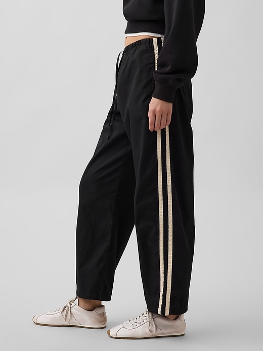 Image number 3 showing, Organic Cotton Poplin Relaxed Easy Stripe Pants