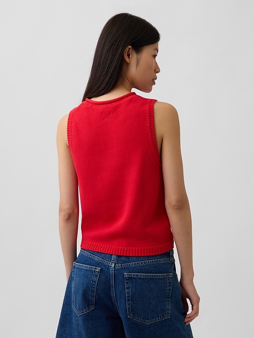 Image number 3 showing, 100% Cotton Sweater Vest