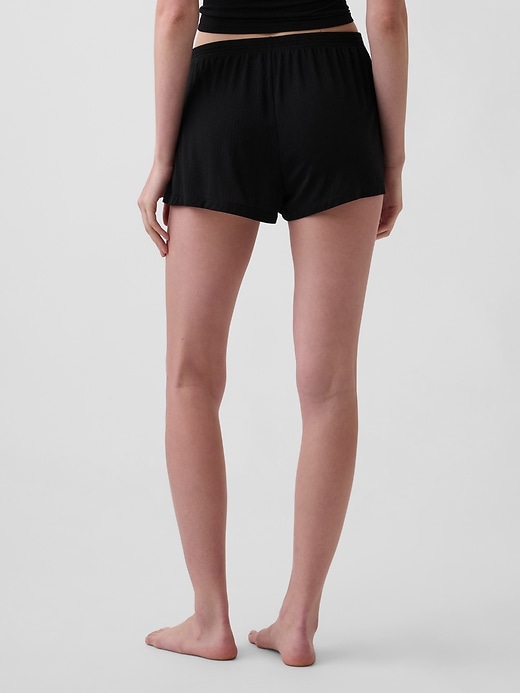 Image number 4 showing, Softest UltraFine Rib Modal PJ Shorts