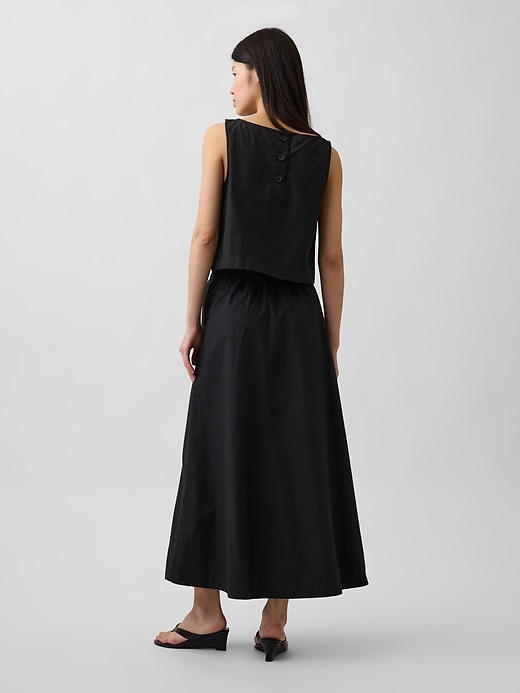 Image number 2 showing, Poplin Maxi Skirt