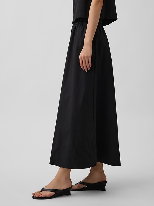Image number 3 showing, Poplin Maxi Skirt