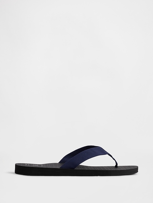 Image number 1 showing, Canvas Flip Flops