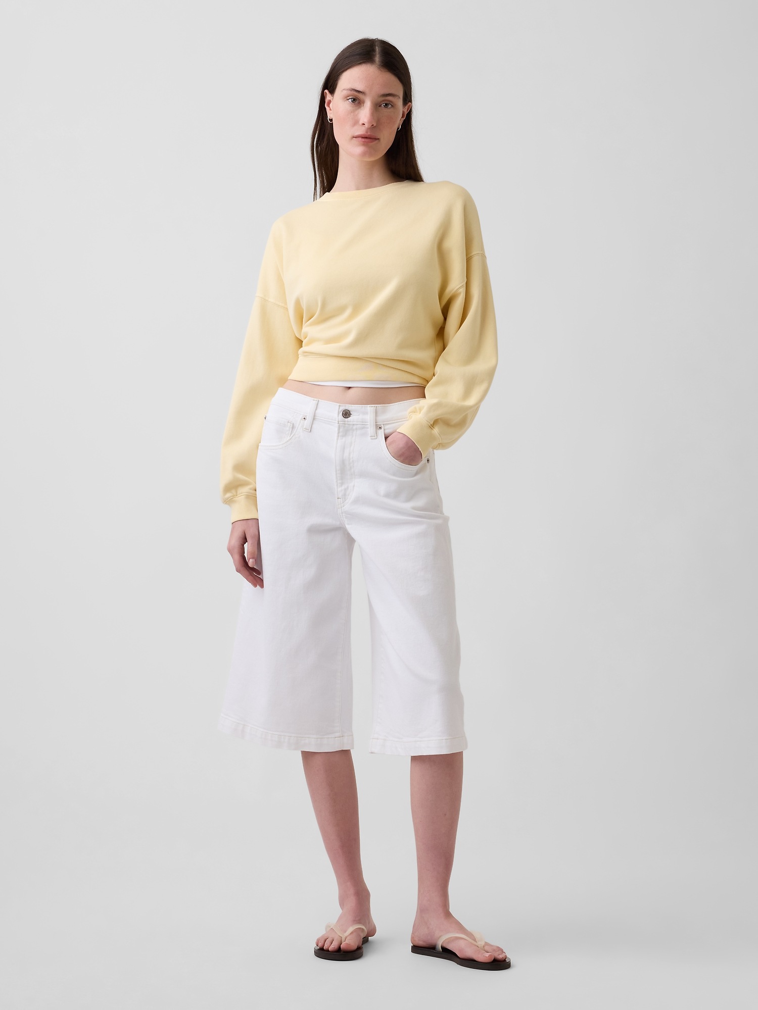 Женские джинсы Gap High Rise Culotte Jeans