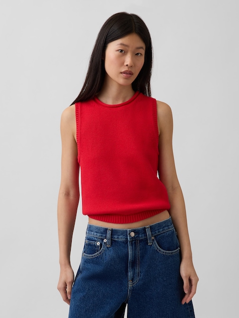 100% Cotton Sweater Vest