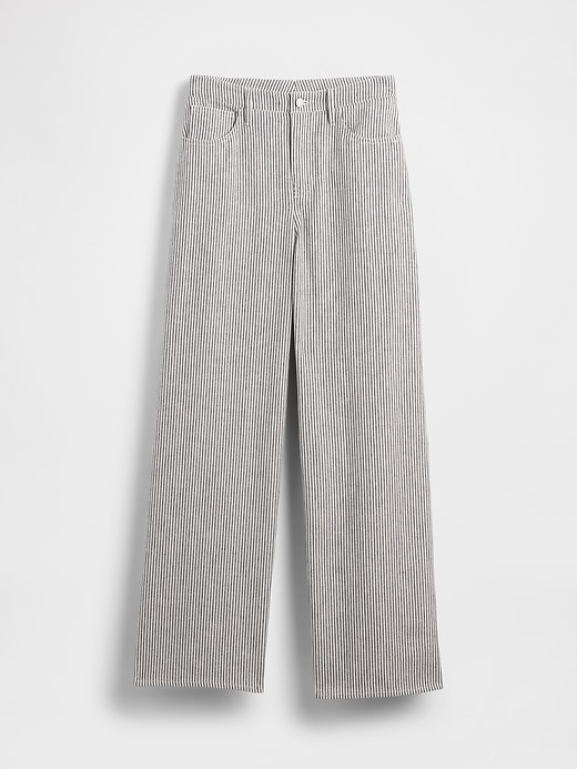 Image number 5 showing, Linen-Cotton Wide-Leg Pants