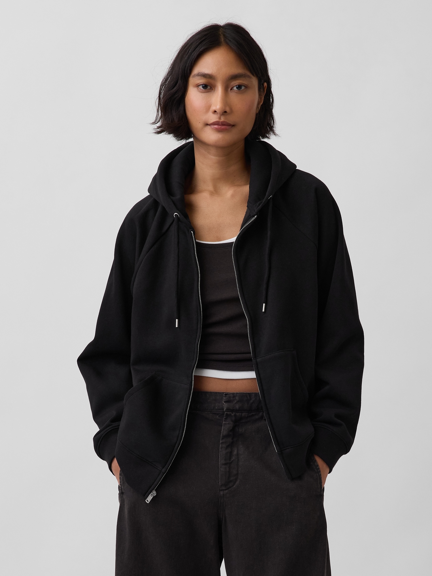 VintageSoft Zip Hoodie