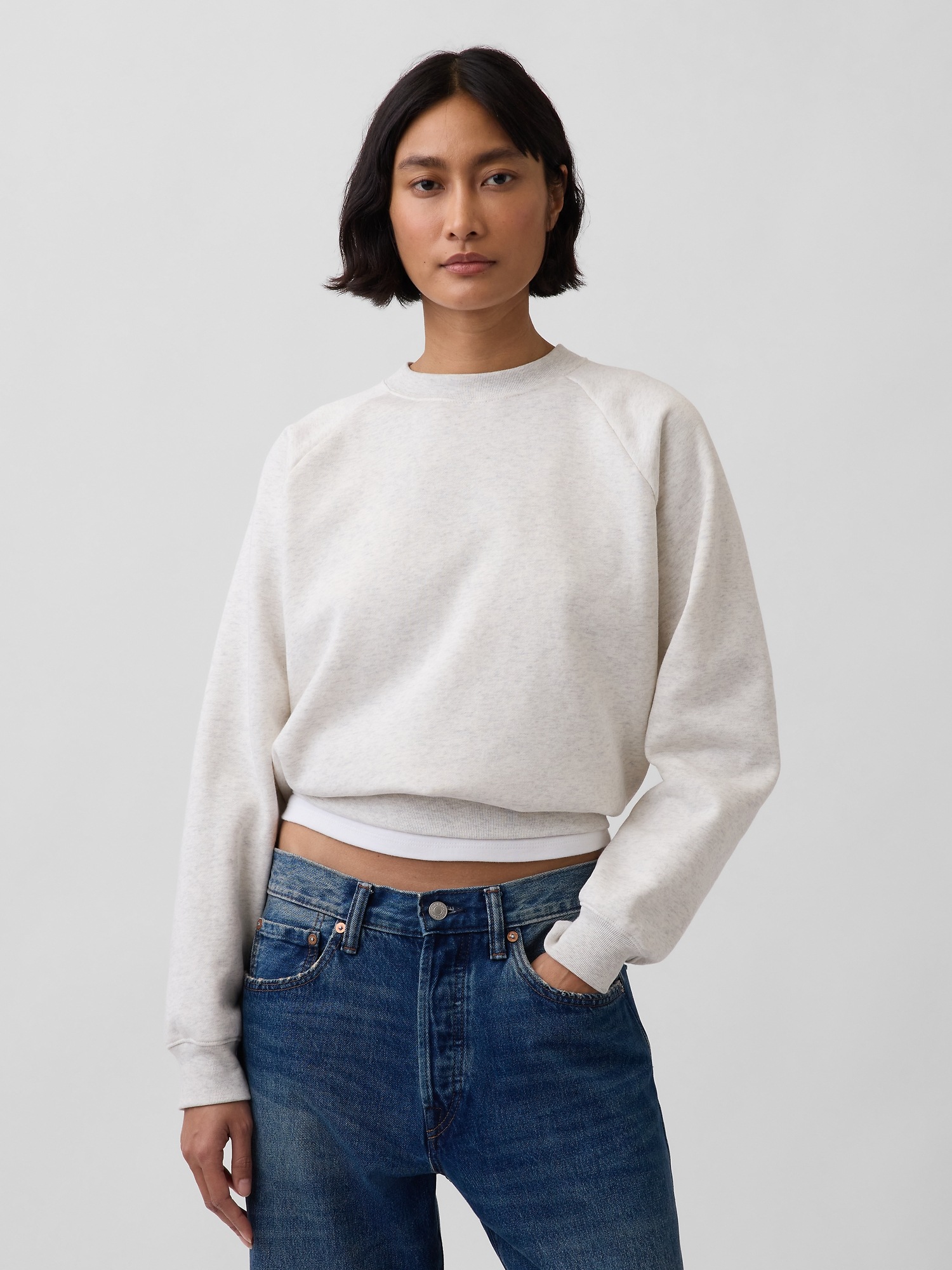 VintageSoft Raglan Sweatshirt