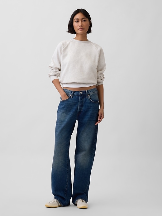 Image number 3 showing, VintageSoft Raglan Sweatshirt