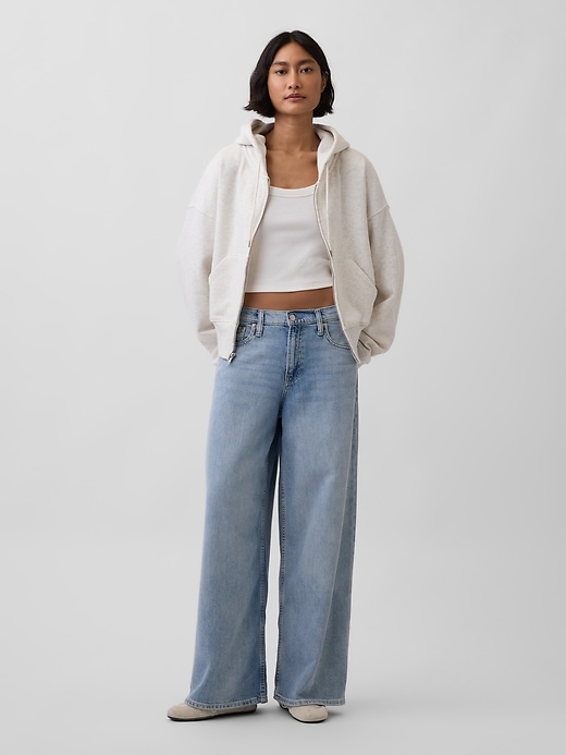 Image number 2 showing, VintageSoft Wedge Zip Hoodie