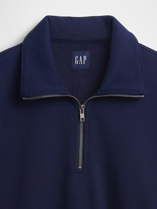 Image number 4 showing, Adult Heavyweight Oversized Quarter-Zip Pullover