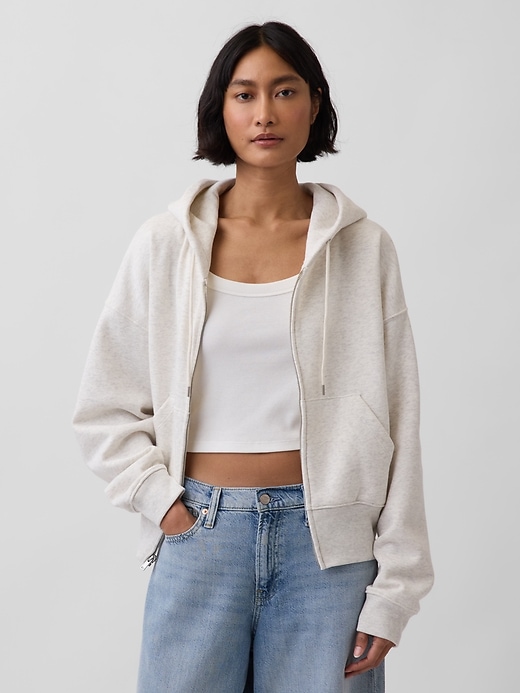 VintageSoft Wedge Zip Hoodie