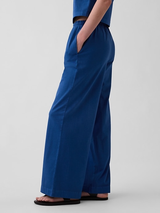 Image number 3 showing, Knit Wide-Leg Pants